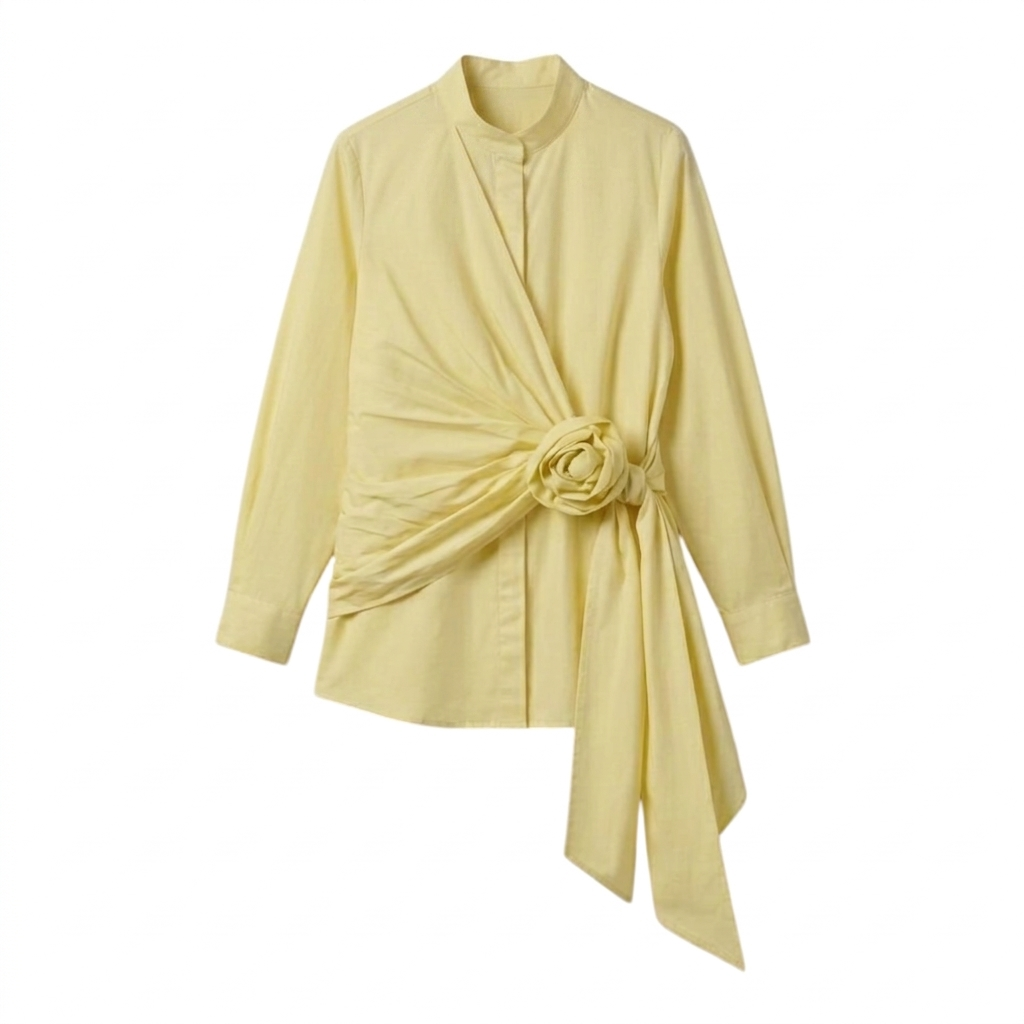 Draped Wrap Shirt