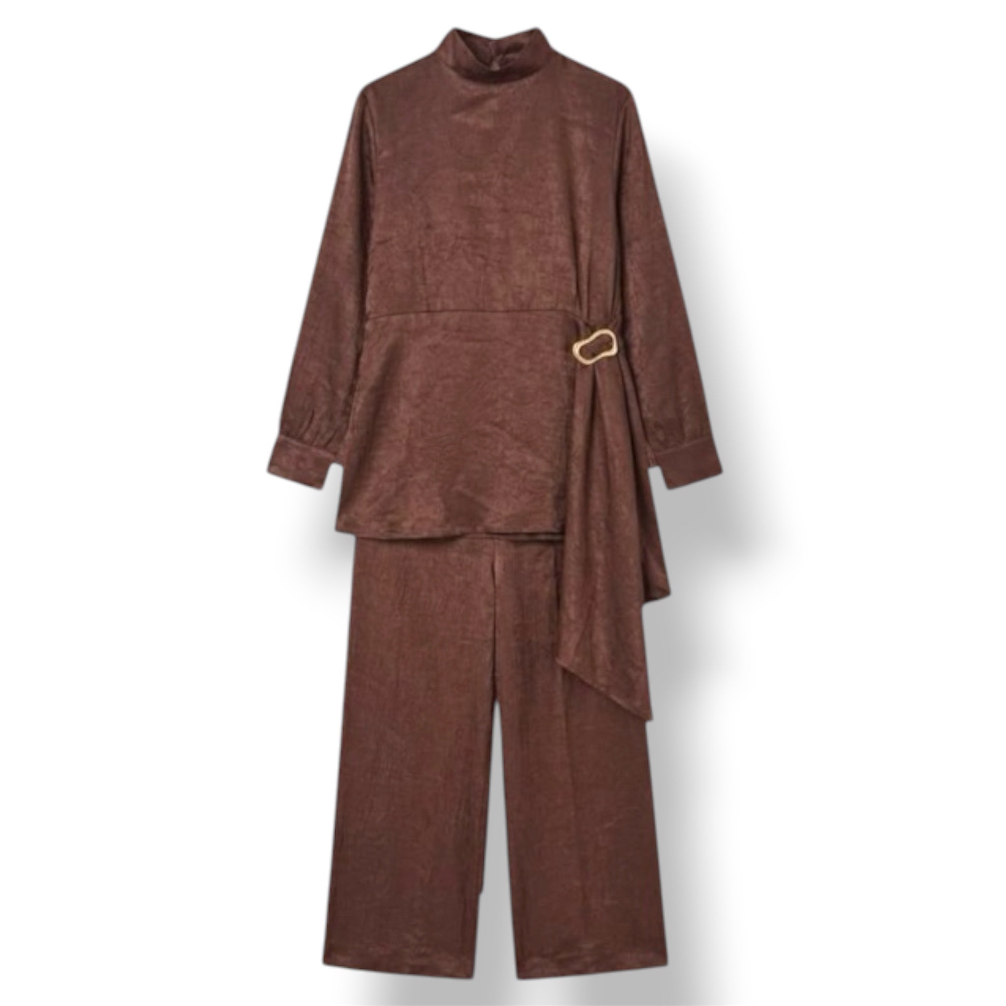 The Signature Drawstring Set in Brick