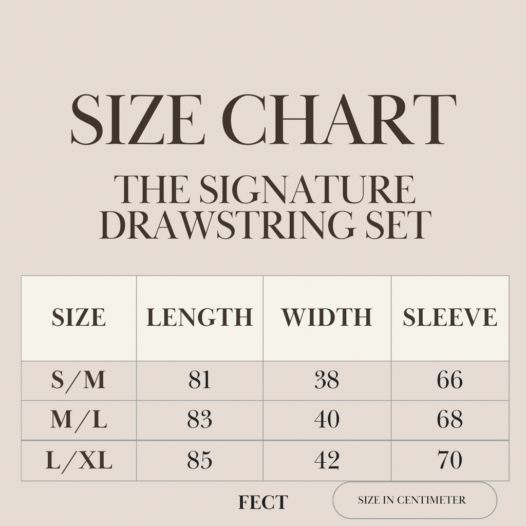 The Signature Drawstring Set in Brick
