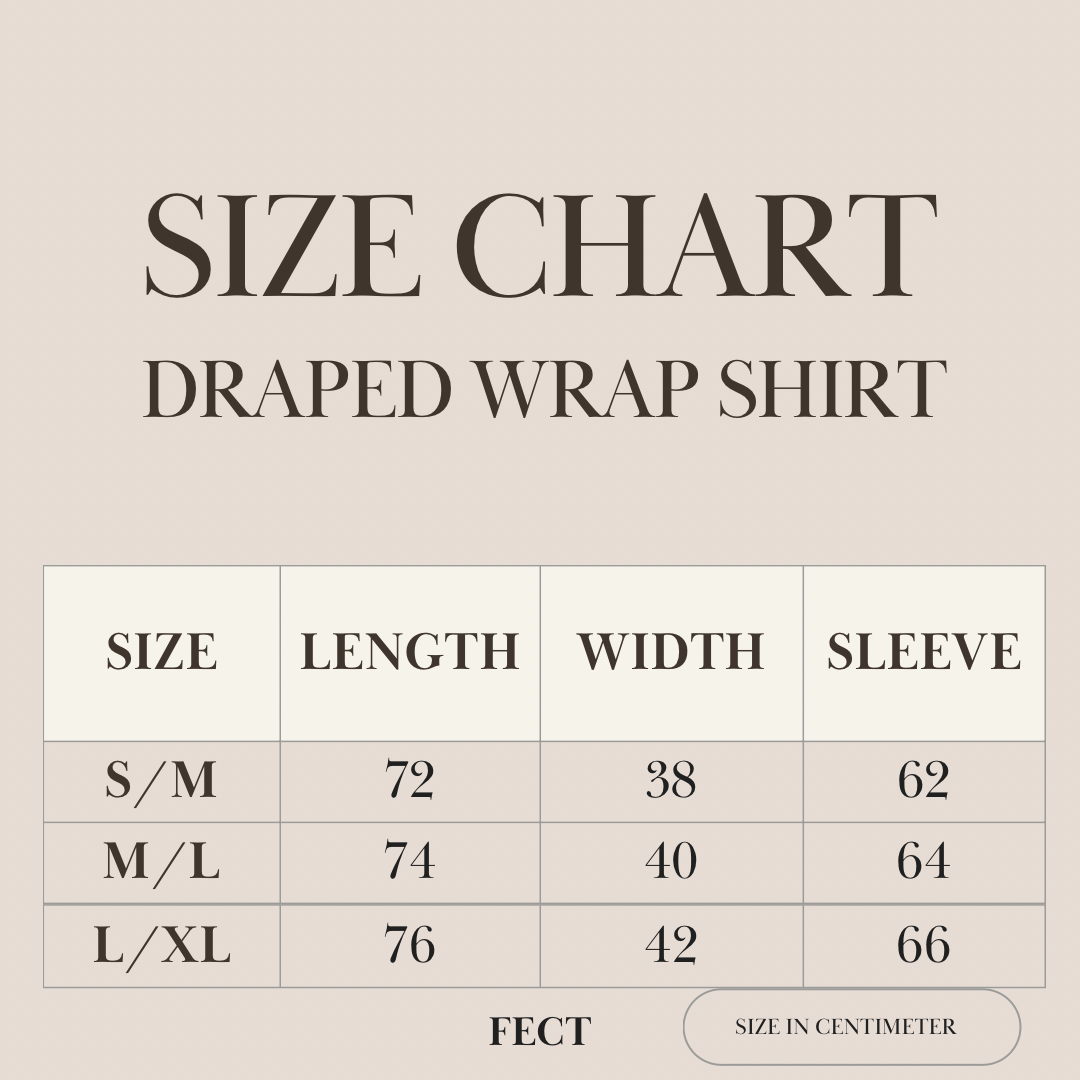 Draped Wrap Shirt